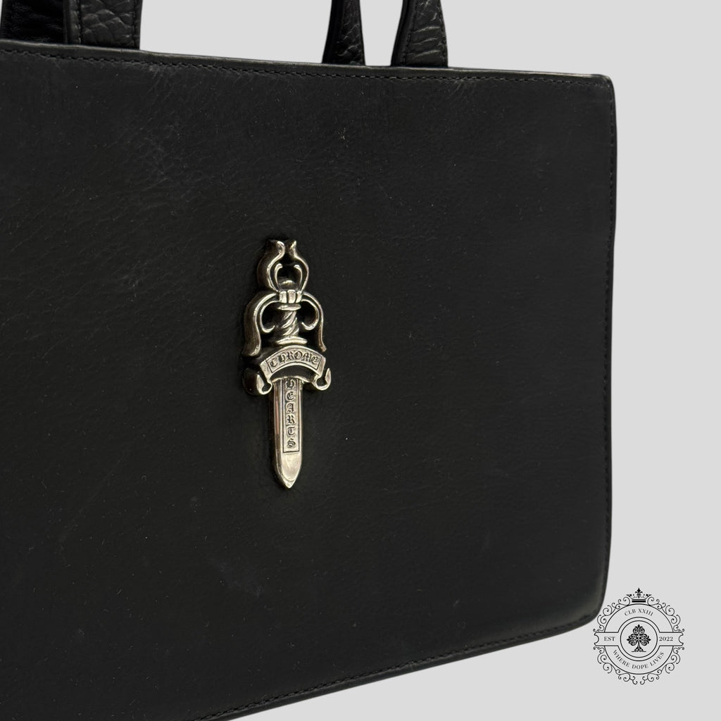Chrome Hearts Mini Dagger Embellished Leather Tote