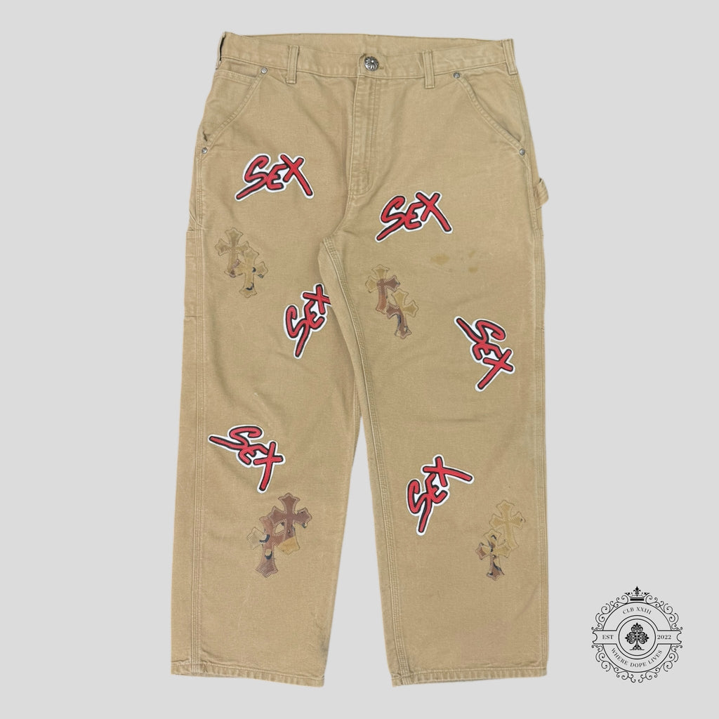 Chrome Hearts Sex Records Patch Carpenter Pants