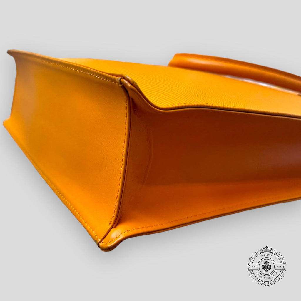 Louis Vuitton Epi Sac Plat PM Orange