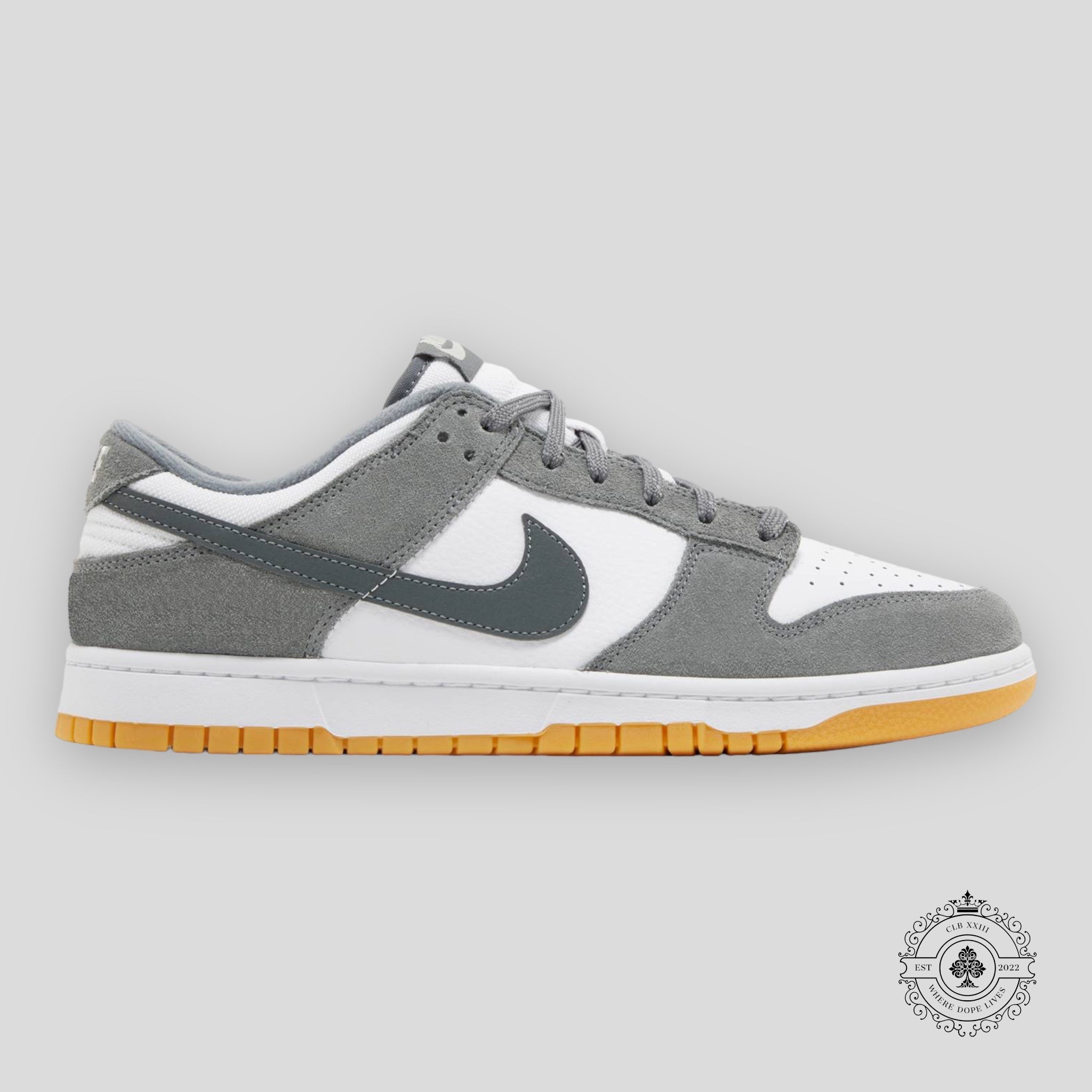 Nike Dunk Low Smoke Grey Gum 3M Swoosh