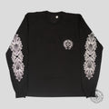 Chrome Hearts Miami Exclusive Horseshoe Logo Long Sleeve in Black