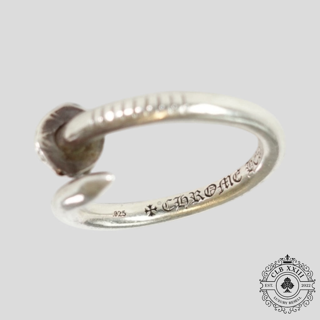 Chrome Hearts Nail Ring in Silver