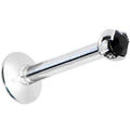 16G Black 2mm Gem Internally Threaded Labret Monroe Tragus