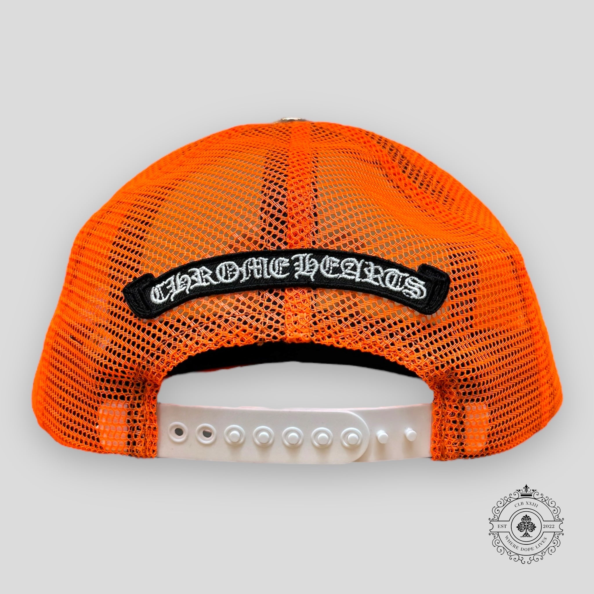 Chrome Hearts Miami Exclusive Trucker Hat in Orange
