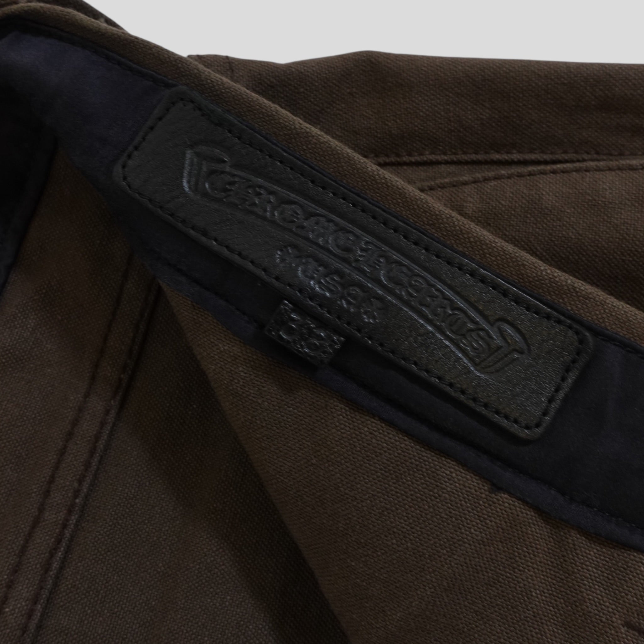 Chrome Hearts Double Knee Carpenter Pants in Brown