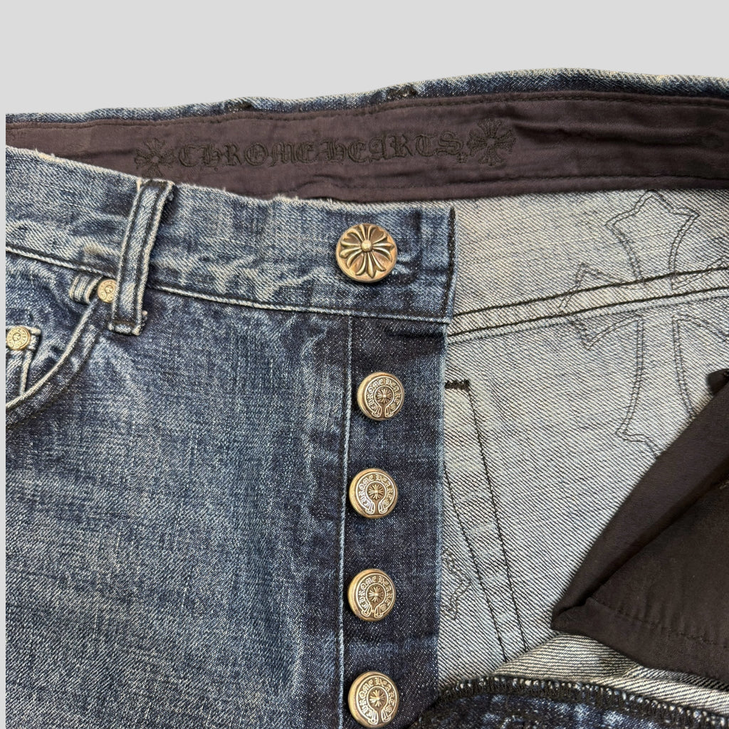 Chrome Hearts Gel Patch Turbo Diesel Jeans