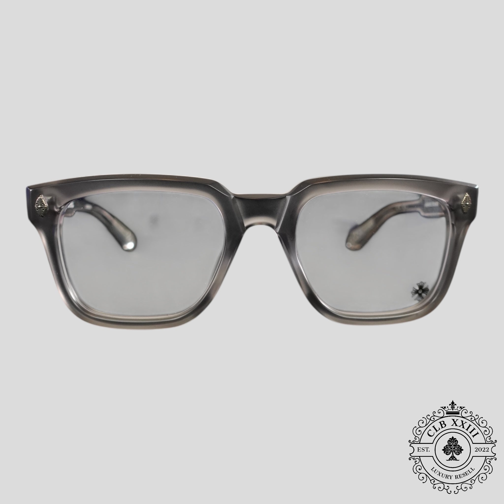 Chrome Hearts Ambidixtrous Glasses in Matte Grey