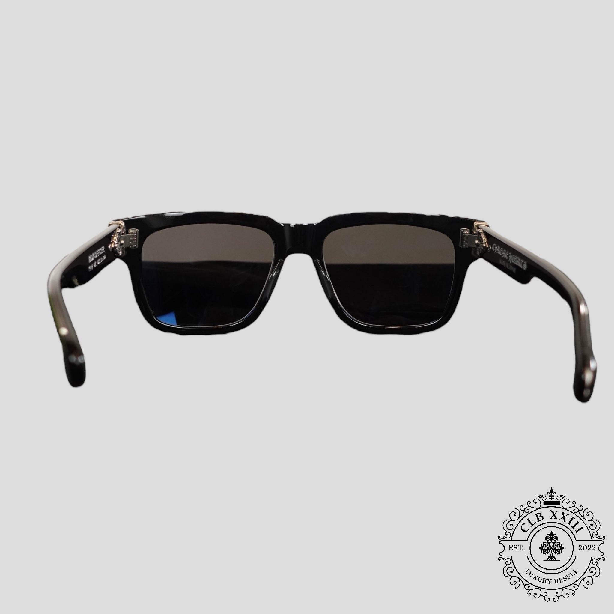 Chrome Hearts Box Officer Sunglasses in Black