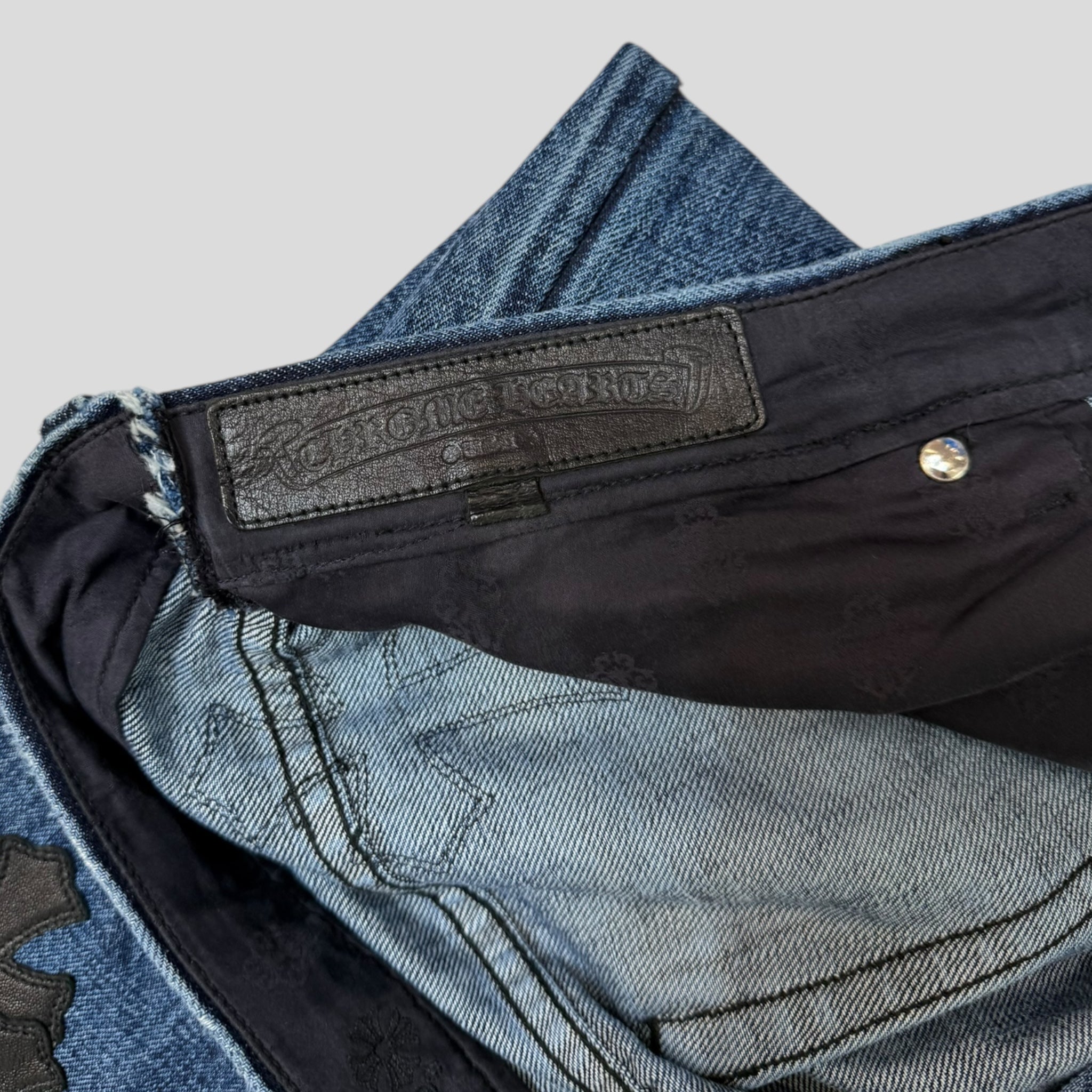 Chrome Hearts Cross Patch Turbo Diesel Jeans