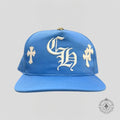 Chrome Hearts Cross Patch Hat in Carolina Blue