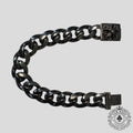 Chrome Hearts Cuban Bracelet in Oxidized Silver