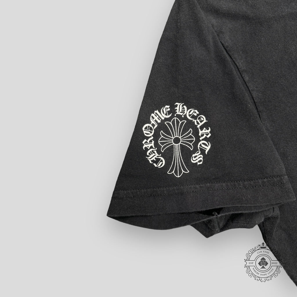 Chrome Hearts Neck Logo Pocket T-Shirt in Black