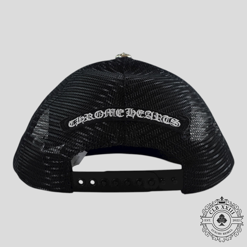 Chrome Hearts Sex Pistols Trucker Hat in Black