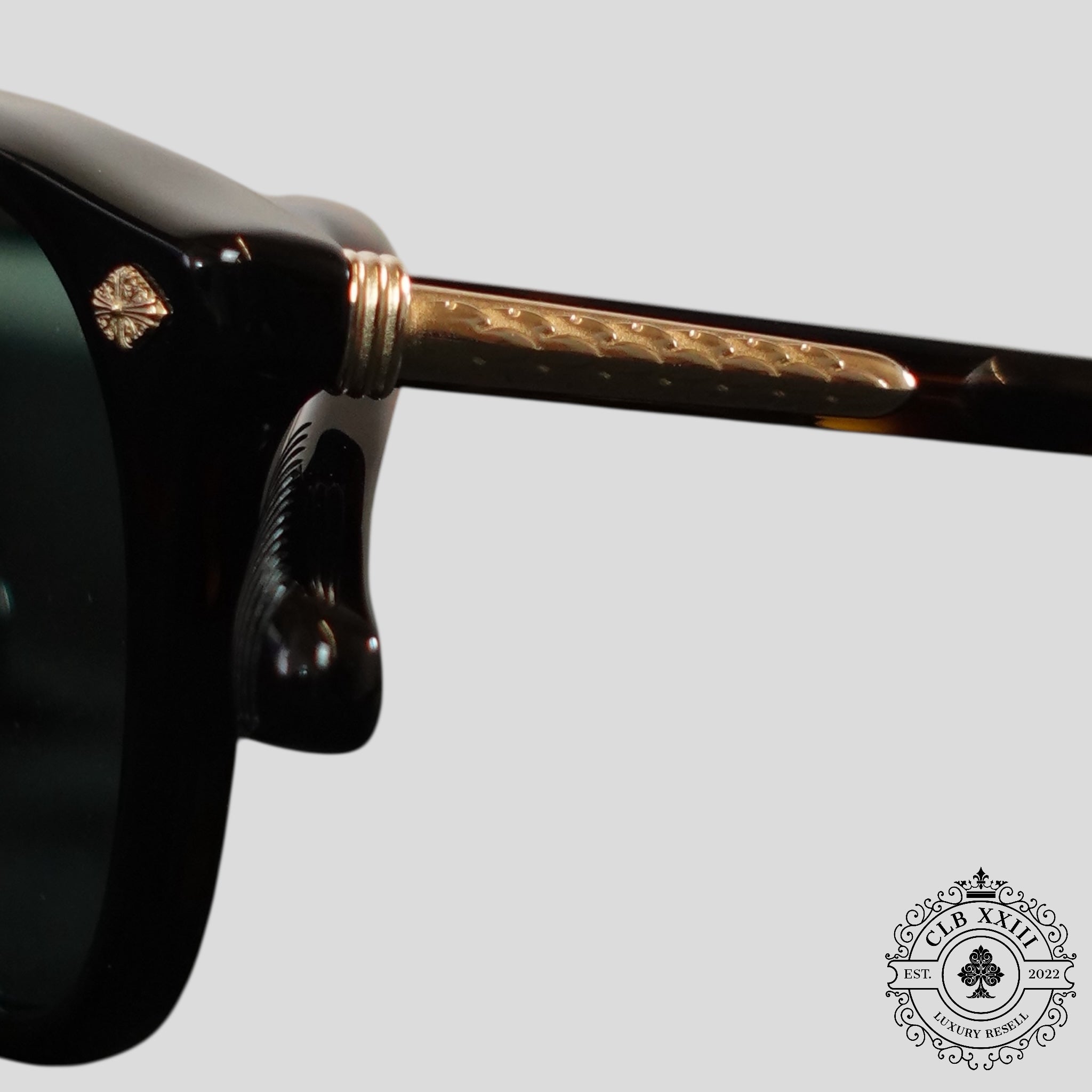 Chrome Hearts Just in Sunglasses in Tortoise