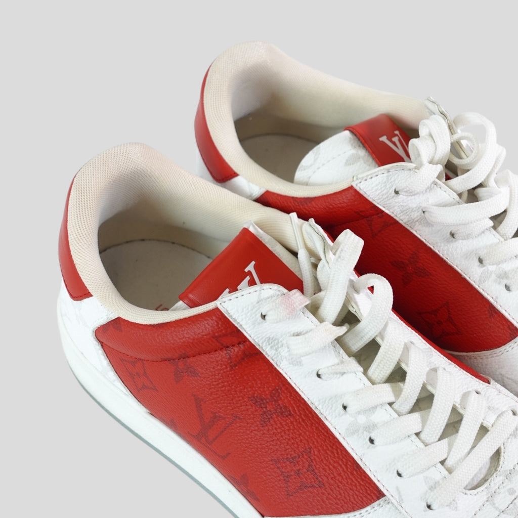 Louis Vuitton Rivoli Sneakers in Red / White