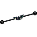 14G Flying Black Bat Industrial Barbell 38mm