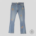 Chrome Hearts x Gallery Dept. Leopard Cross Patch Jeans