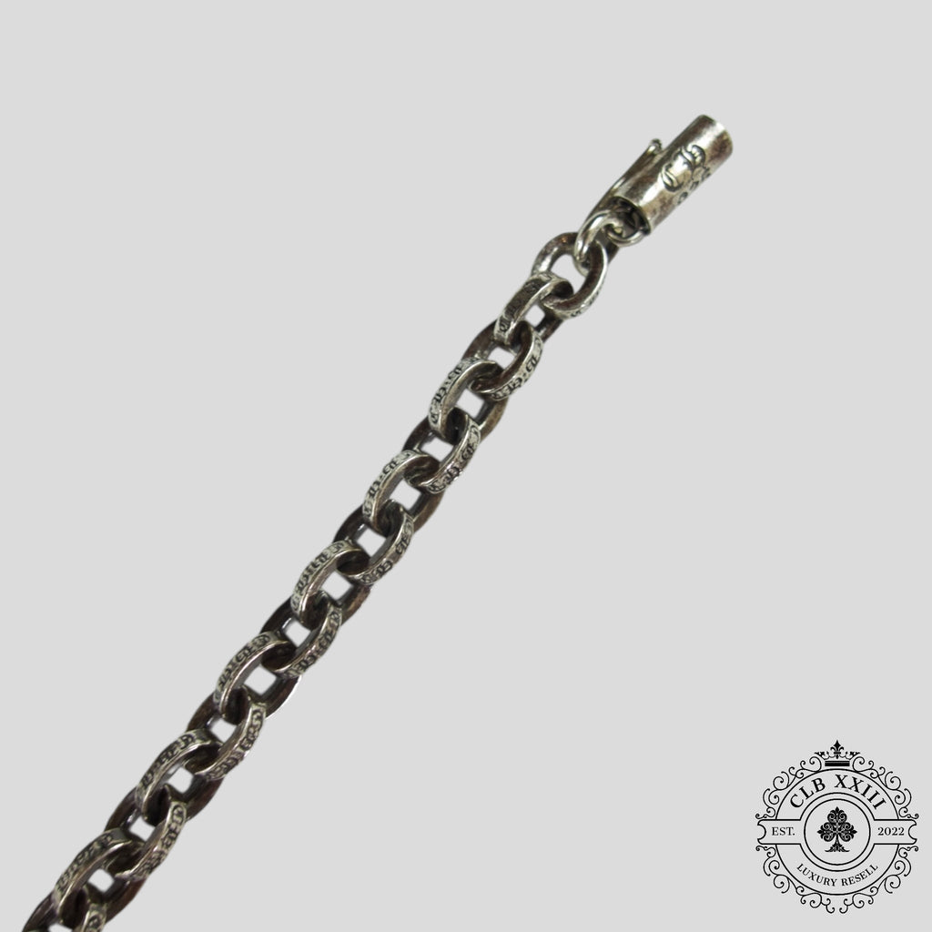 Chrome Hearts Paper Chain Necklace 20 in Silver
