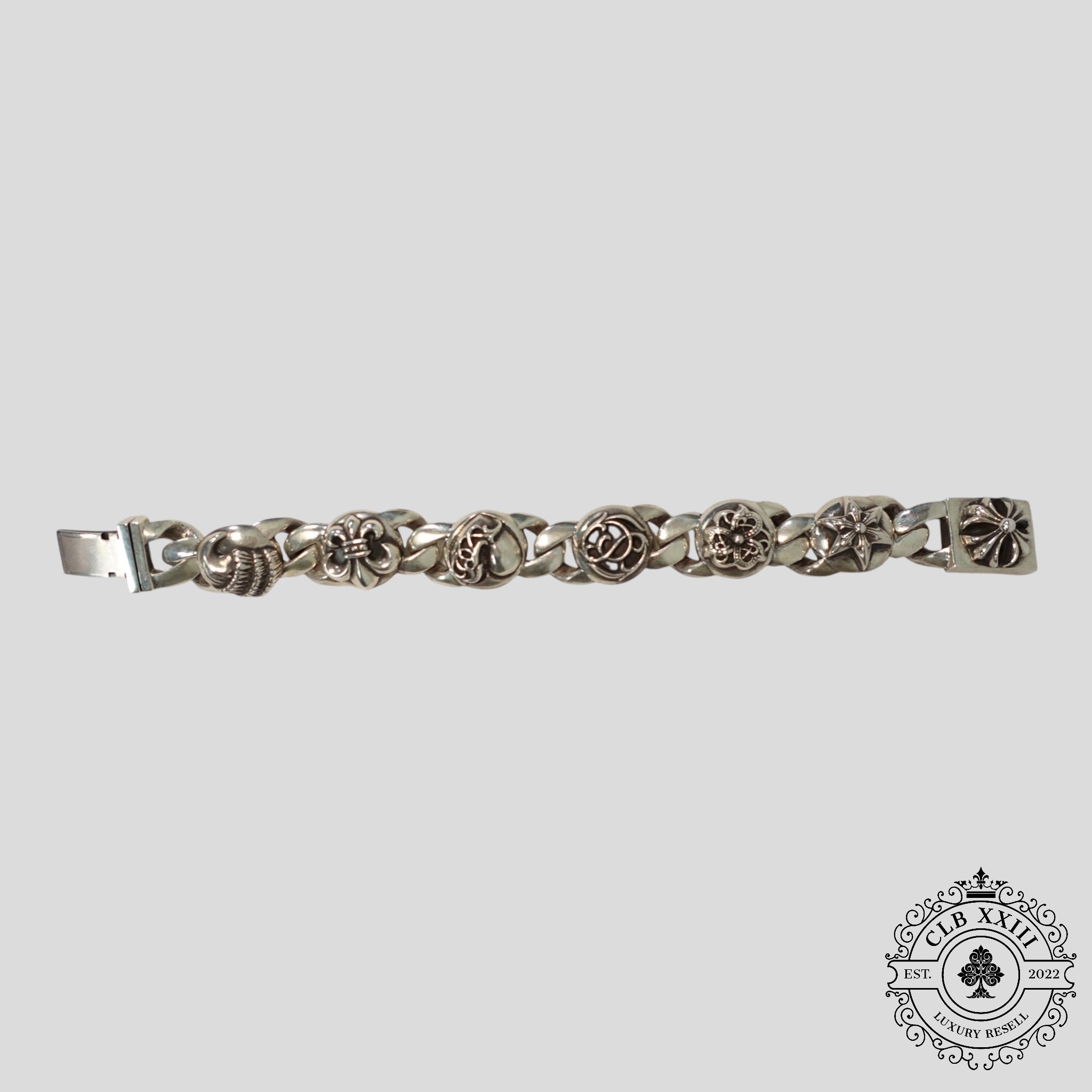 Chrome Hearts Multi Link Bracelet in Silver