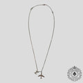 Louis Vuitton Planes Chain Necklace in Silver