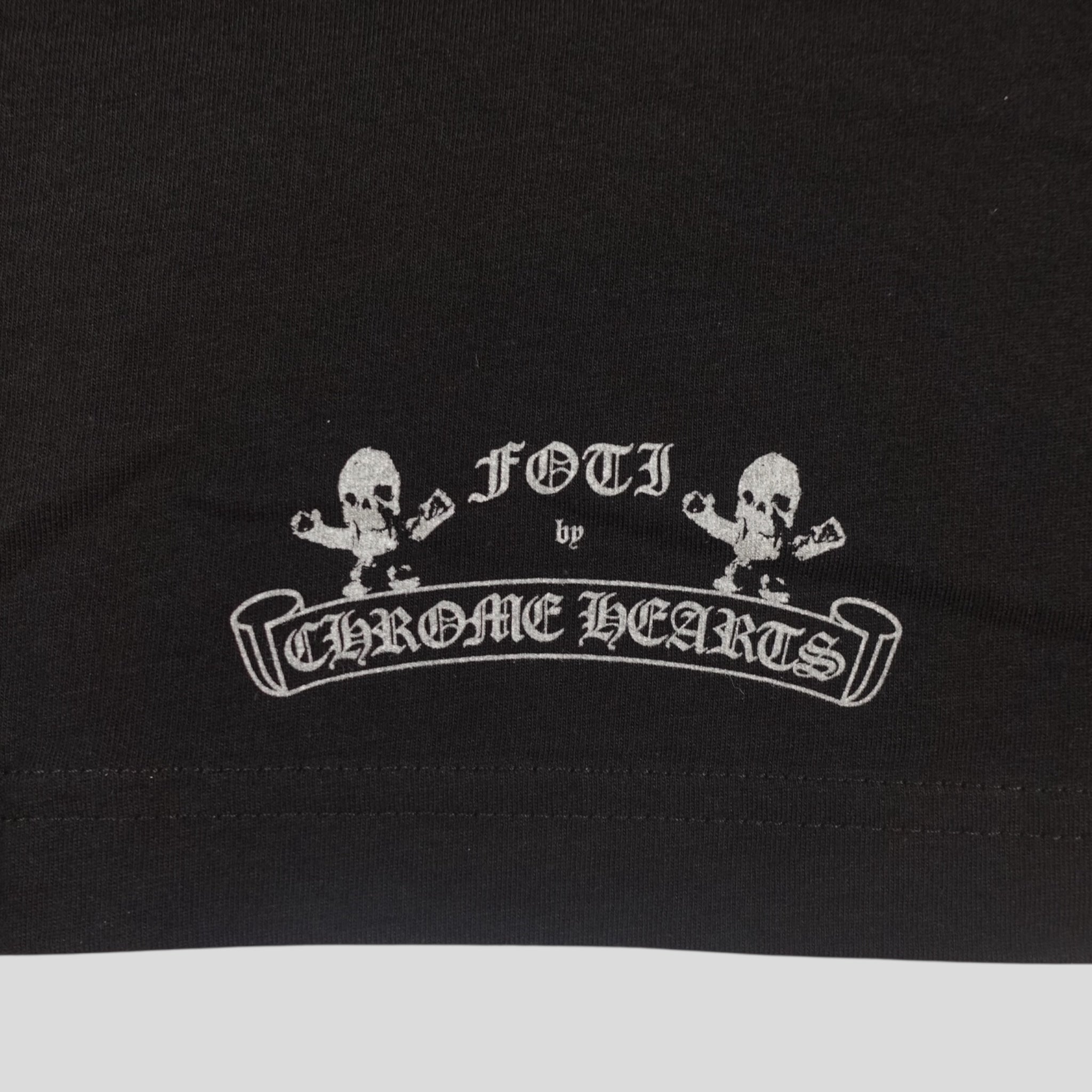Chrome Hearts Foti Harris x Aerosmith Pocket Tee in Black