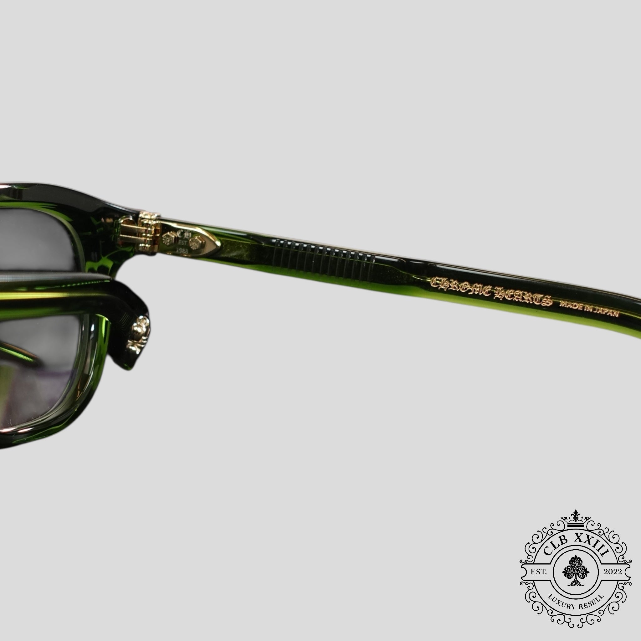 Chrome Hearts Chirp Chirp Glasses in Green