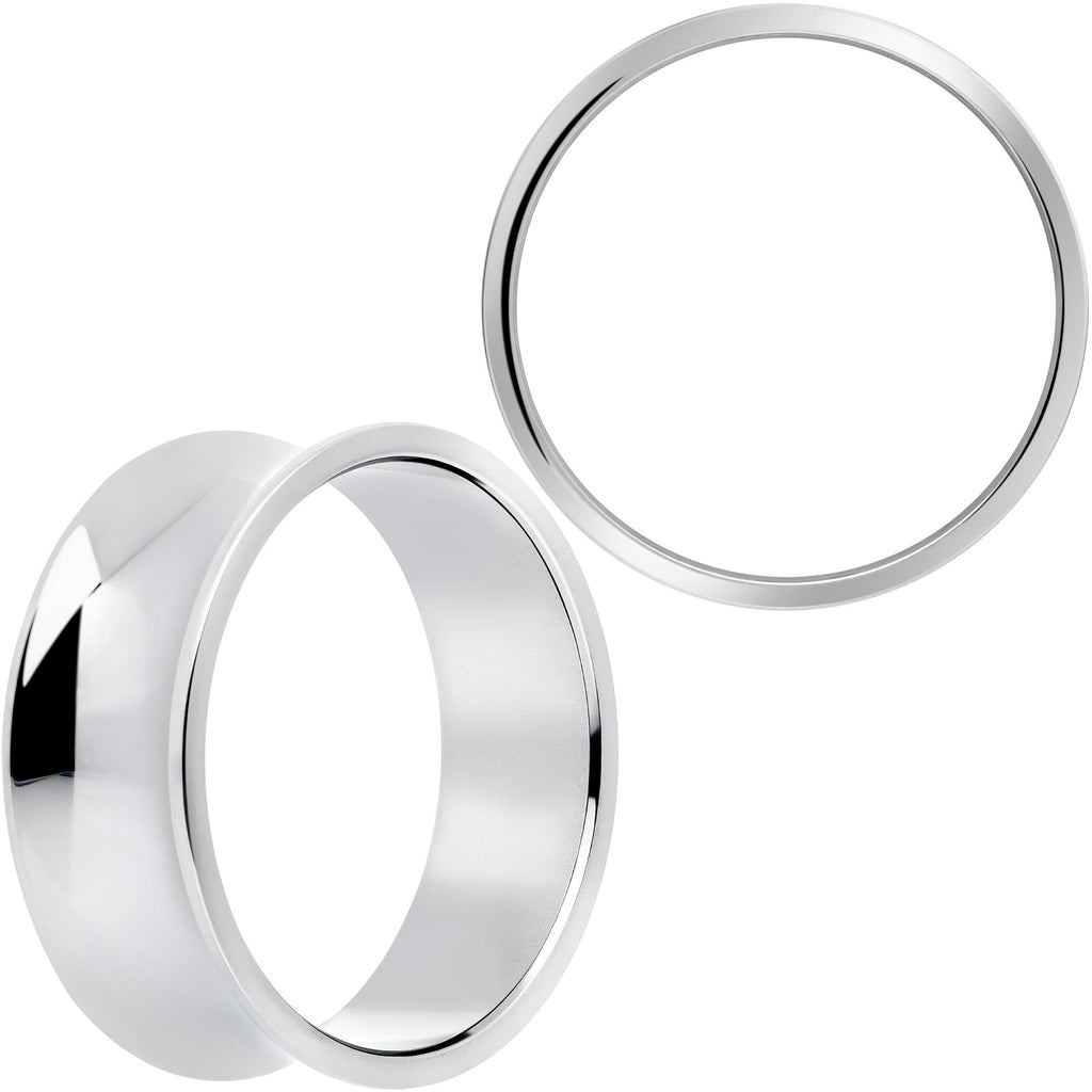 Hand Polished Thick Double Flare Tunnel Plug Set 6mm to 25mm