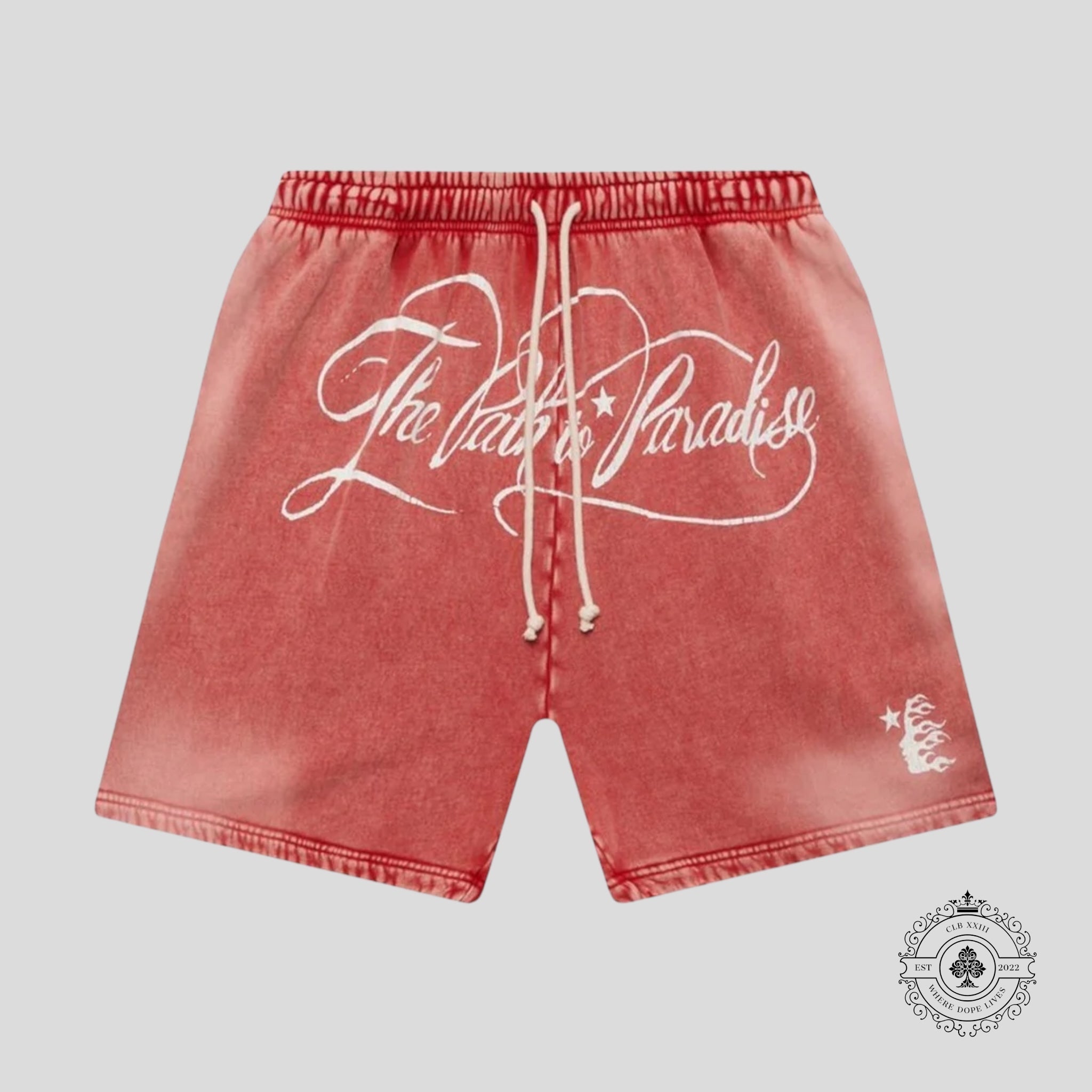 Hellstar Path to Paradise Shorts in Red