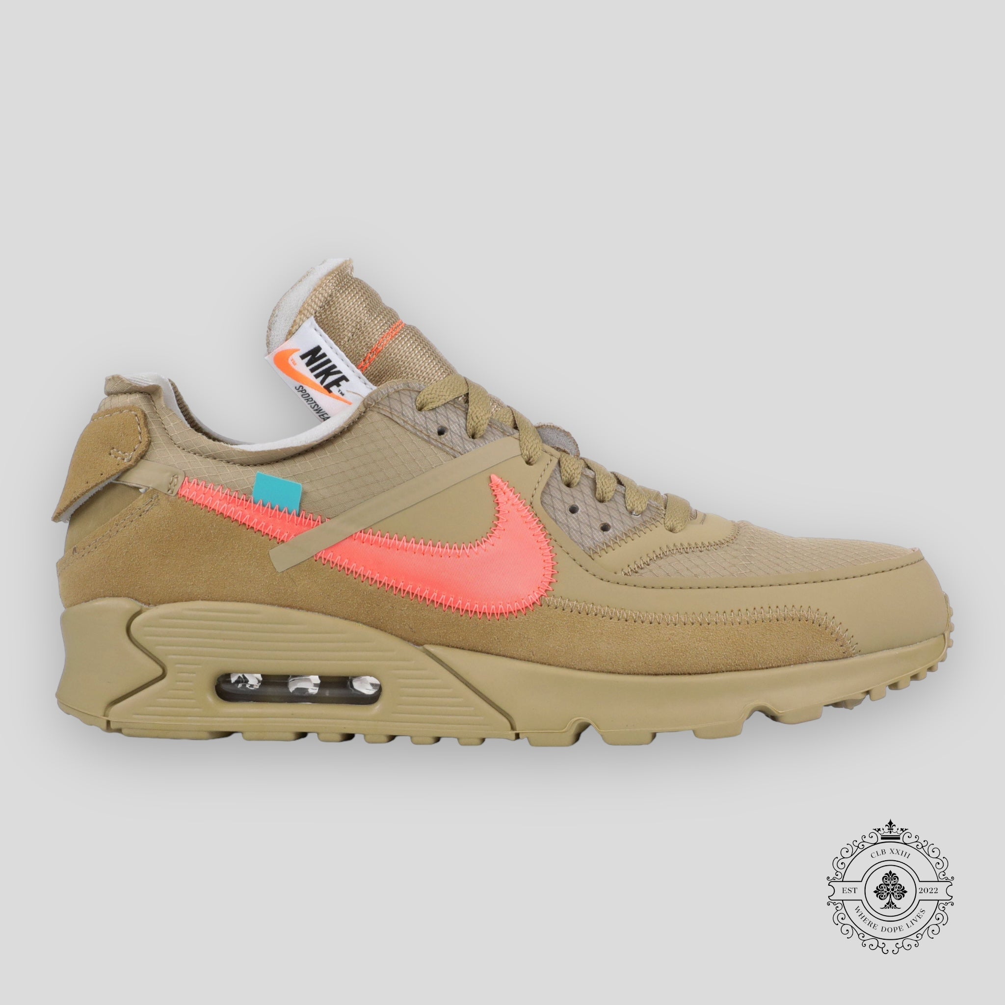 Nike Air Max 90 x Off White Desert Ore