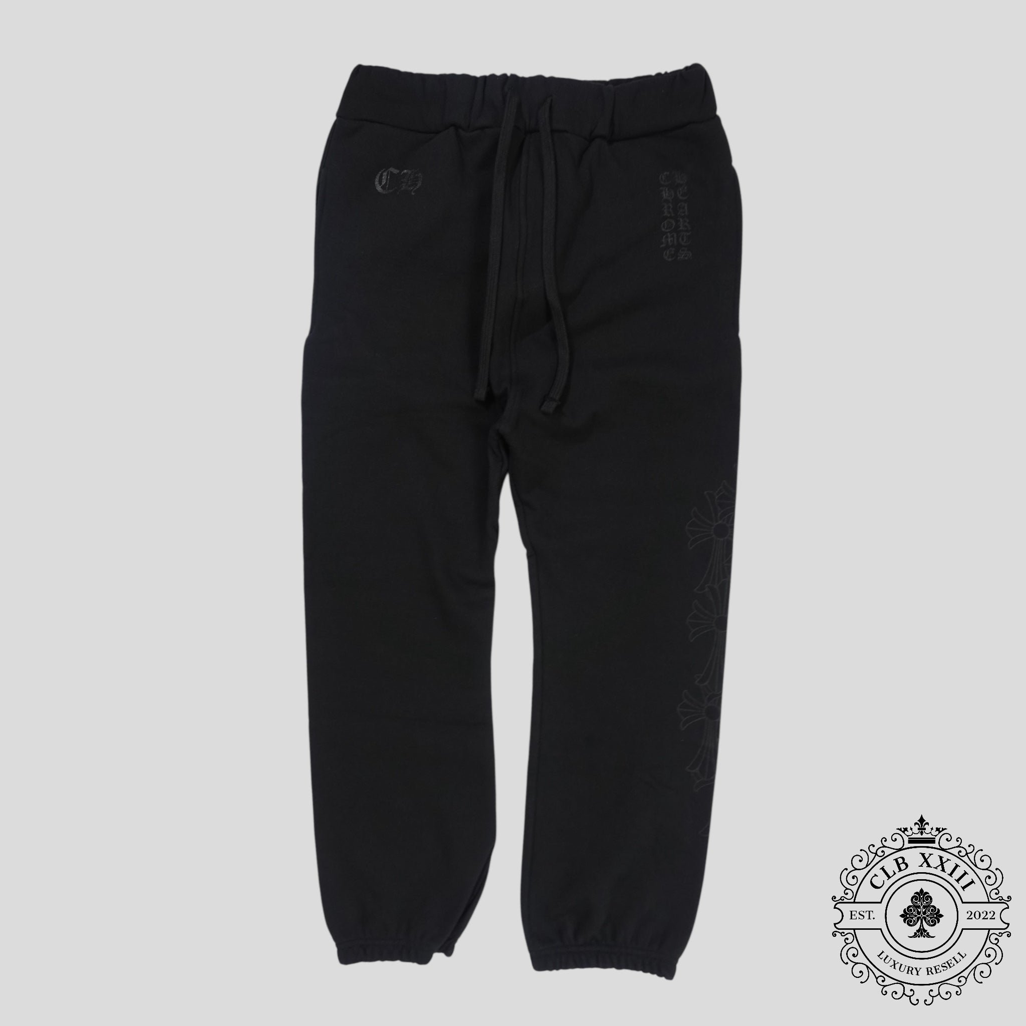 Chrome Hearts Triple Black Miami Exclusive Sweatpants