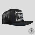 Chrome Hearts Fuck Hollywood Trucker Hat in Black