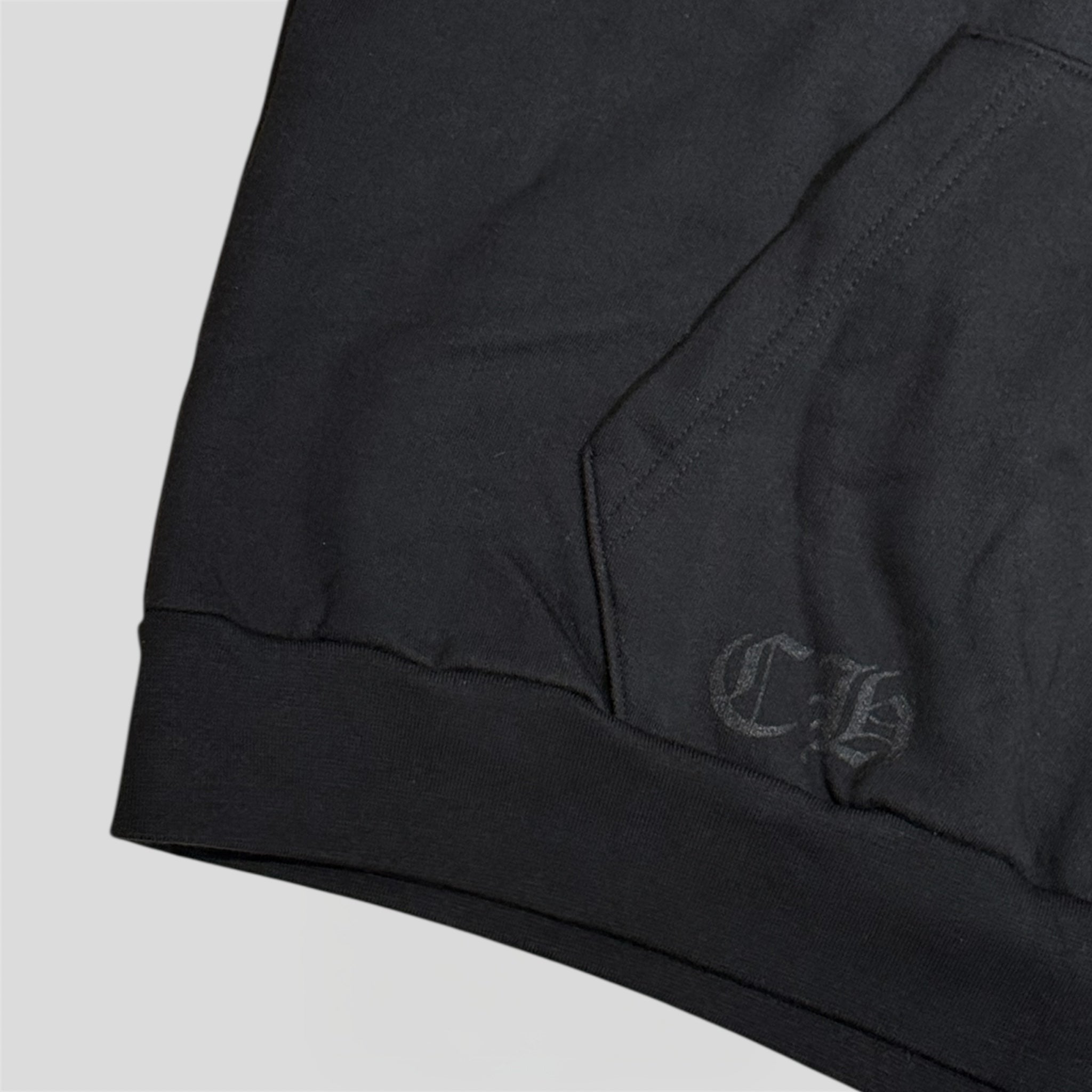 Chrome Hearts Eye Chart Dagger Hoodie in Black/Pink