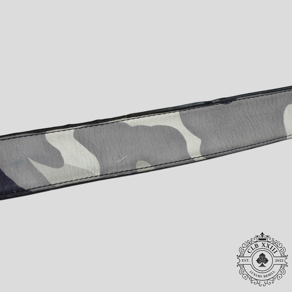 Chrome Hearts Snow Camo Belt Strap