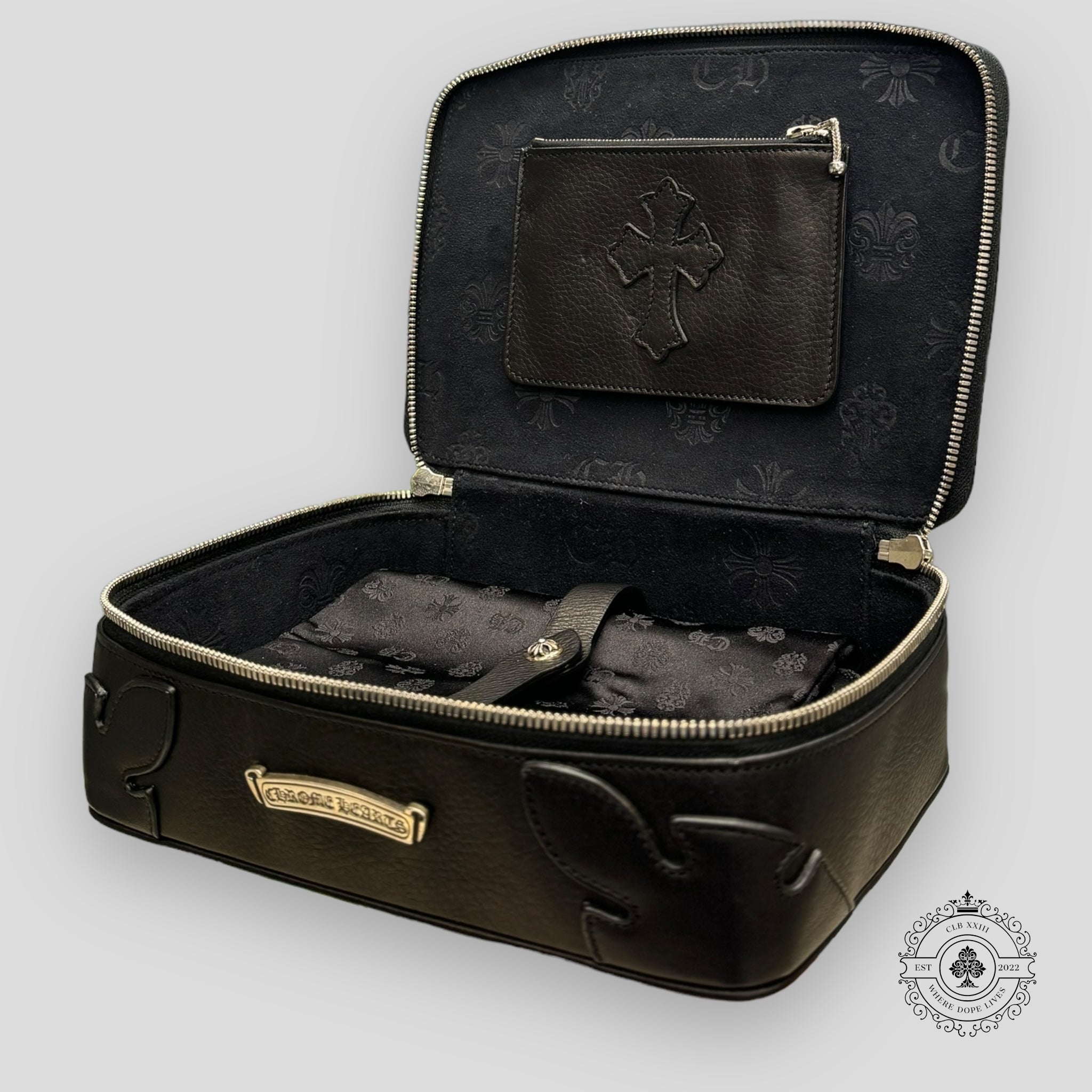 Chrome Hearts Leather Jewelry Case