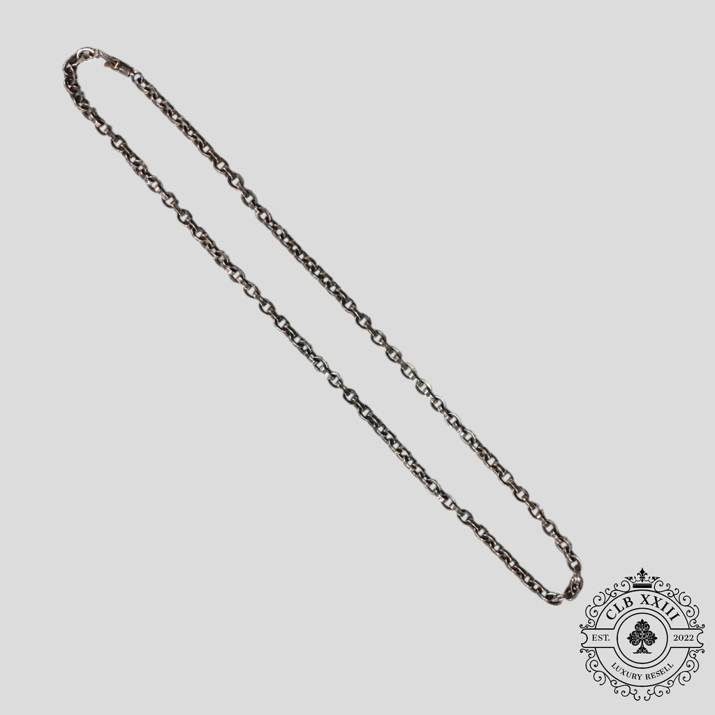 Chrome Hearts Paper Chain 20 Necklace in Silver