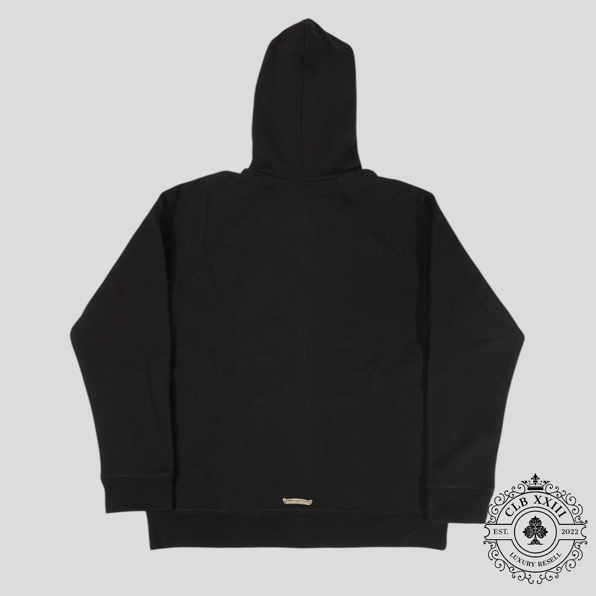 Chrome Hearts Paper Jam Zip Up Hoodie in Black