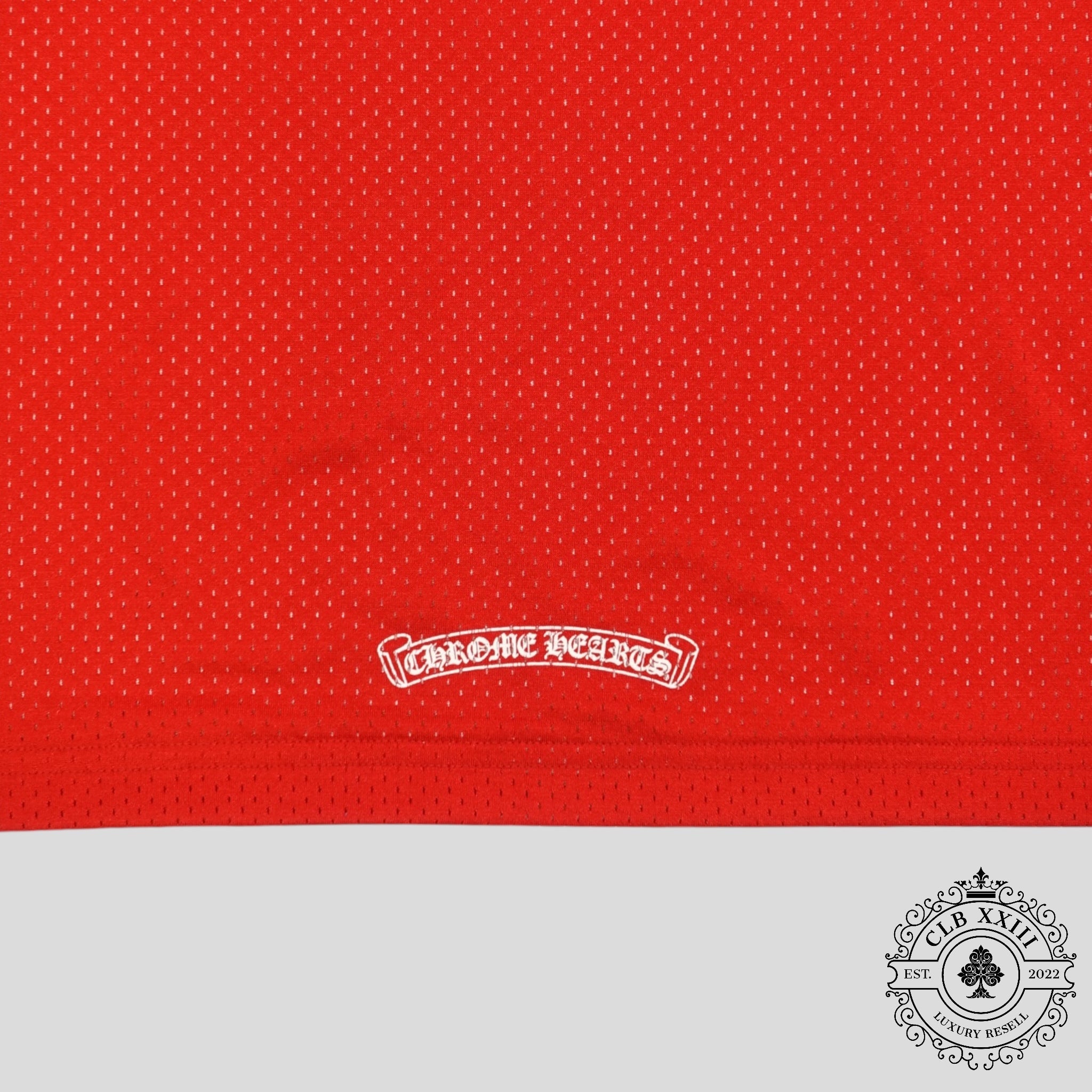 Chrome Hearts Reversible Mesh Team 99 Jersey in Red