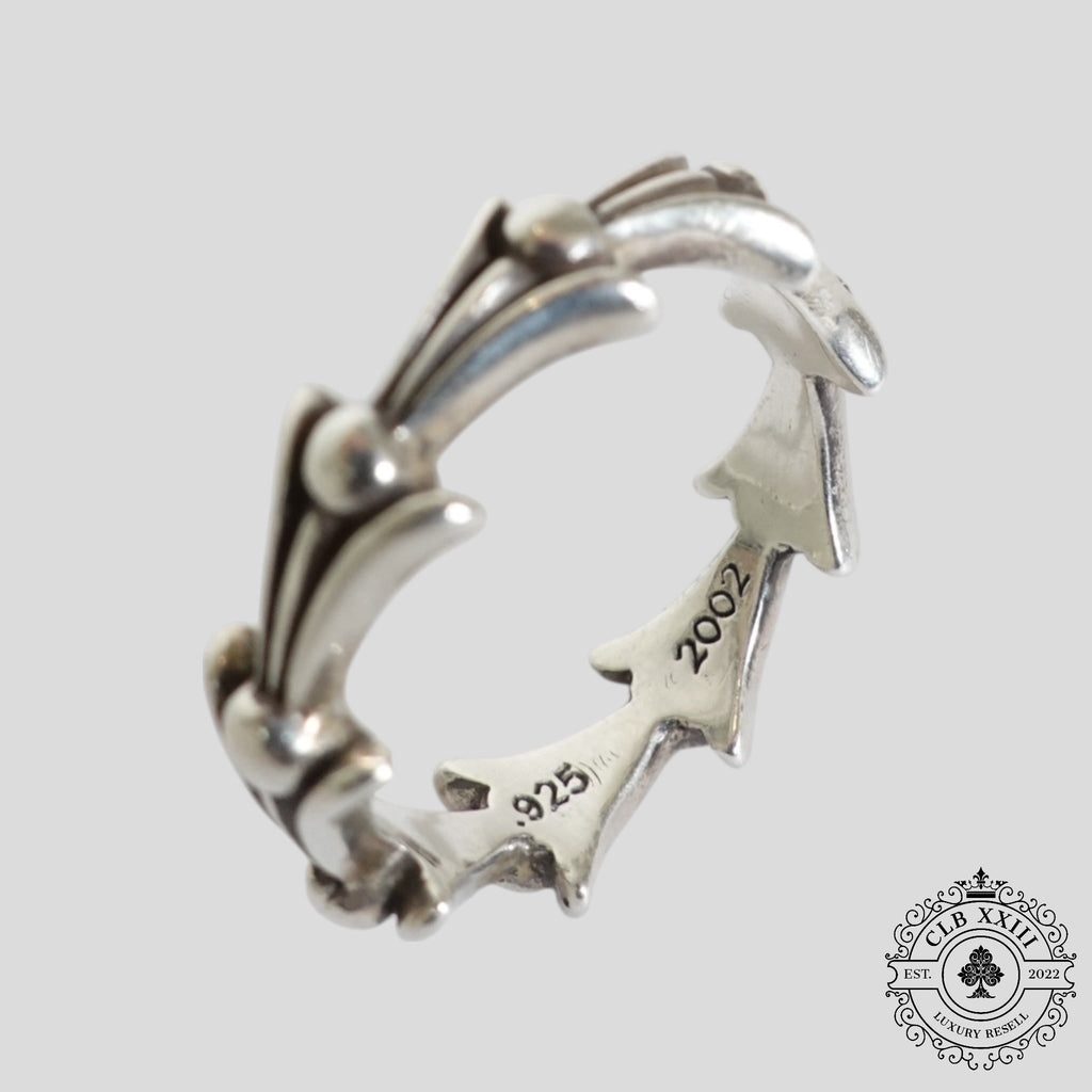 Chrome Hearts Crosstail Ring in Silver