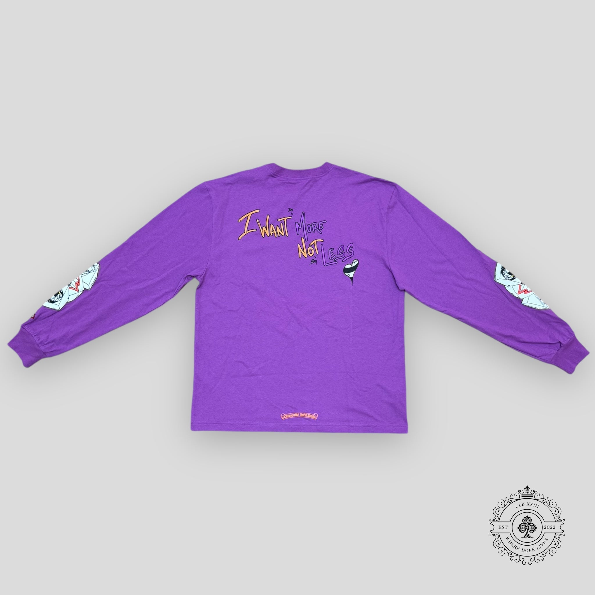 Chrome Hearts Matty Boy an That's That Long Sleeve in Purple