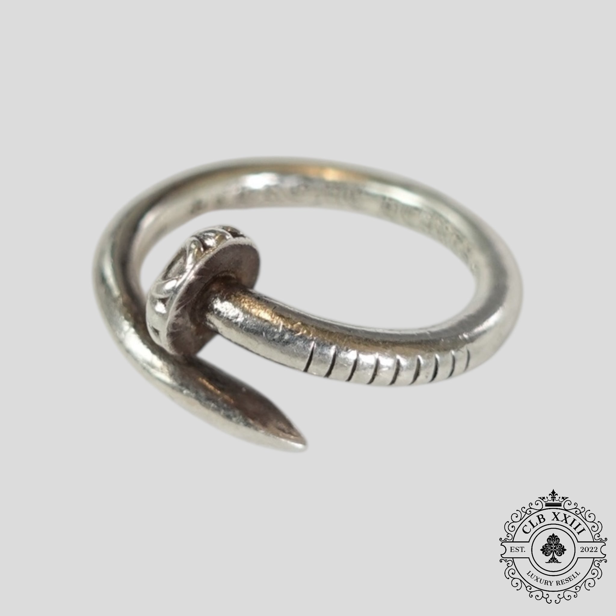 Chrome Hearts Nail Ring in Silver