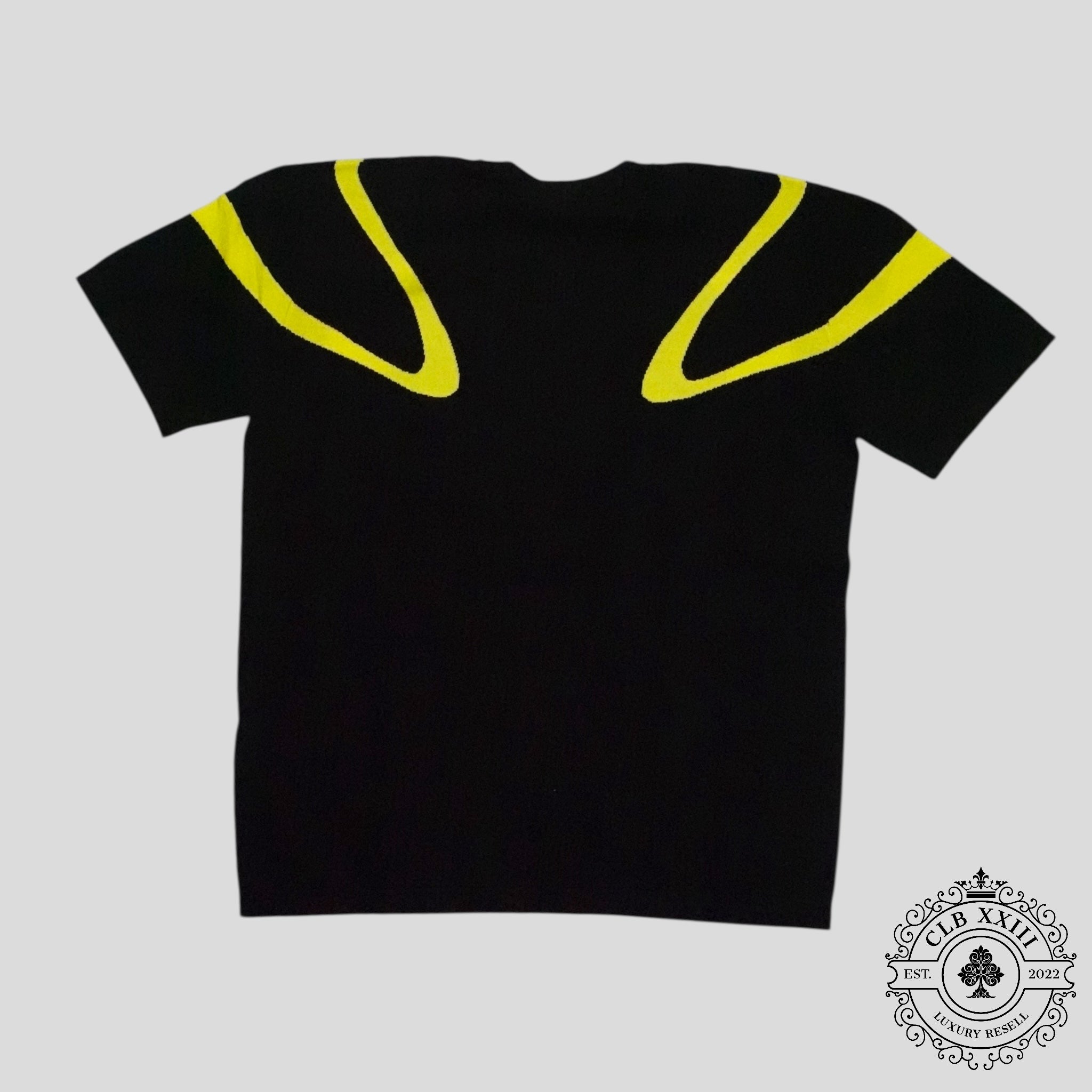 Louis Vuitton Sporty Line Intarsia Knit Crewneck in Black