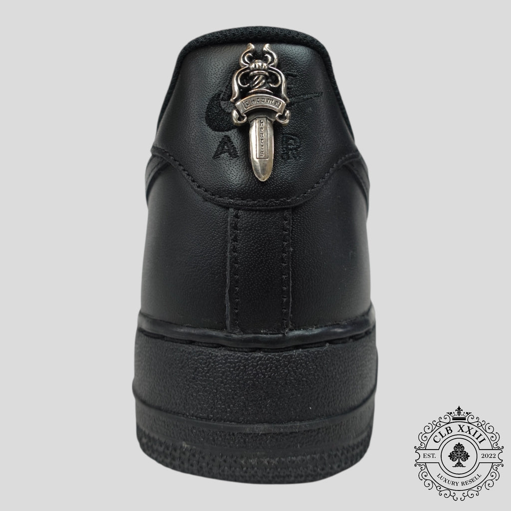 Chrome Hearts Nike Air Force 1 Low in Black