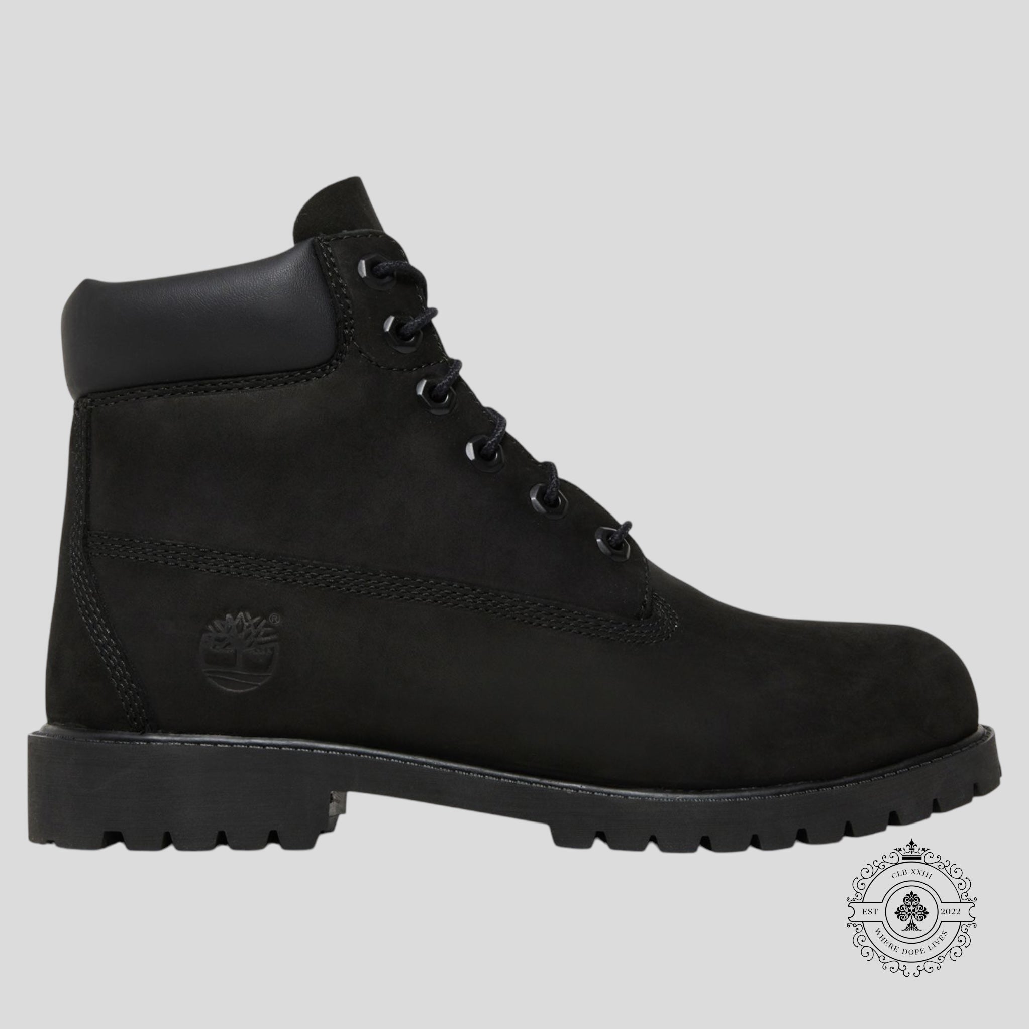 Timberland 6 Premium Boot Black Nubuck GS