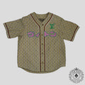 Louis Vuitton Leather Baseball Shirt in Tan