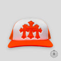 Chrome Hearts Miami Exclusive Trucker Hat in Orange