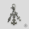 Chrome Hearts Multi-Pendant Keychain