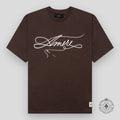 Amiri Stitch Tee in Shaved Chocolate