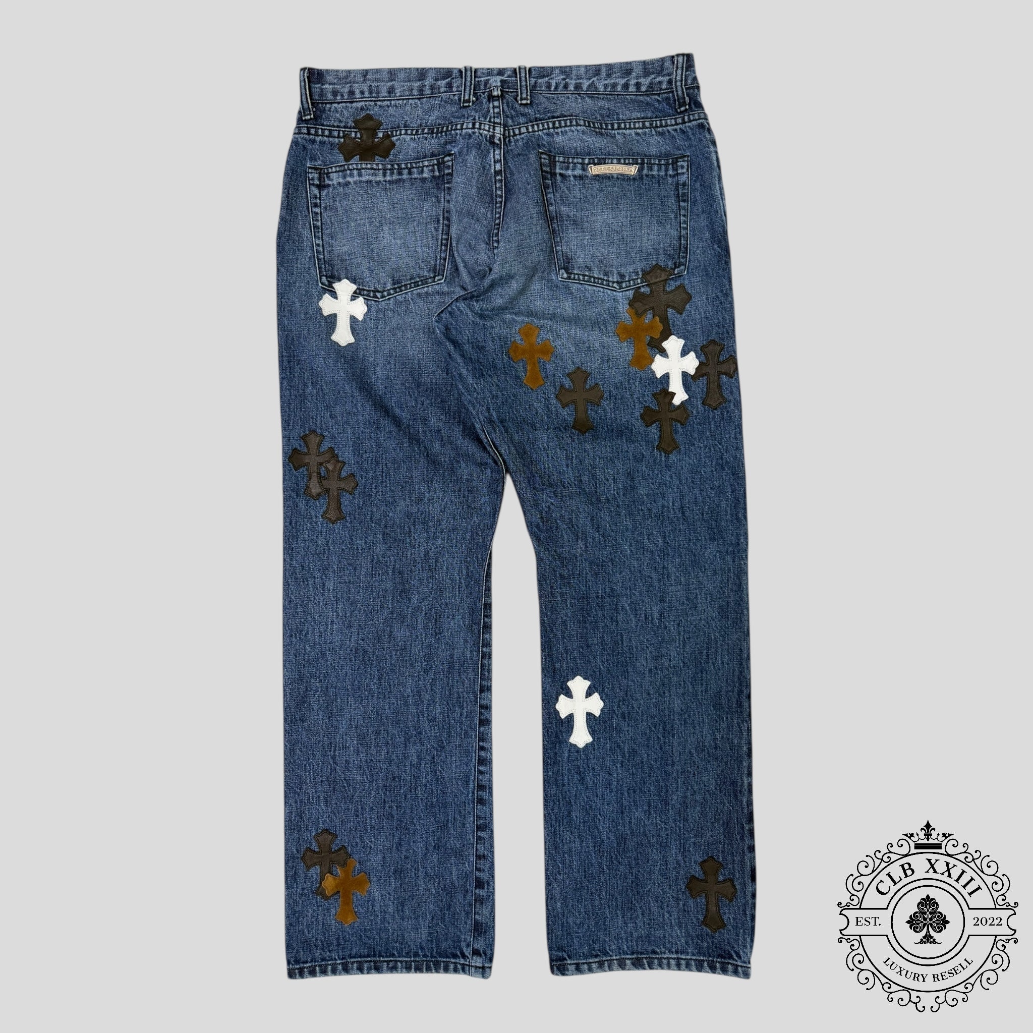 Chrome Hearts Cross Patch Turbo Diesel Jeans