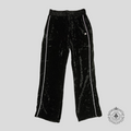 Amiri Crushed Velvet Track Pants in Black
