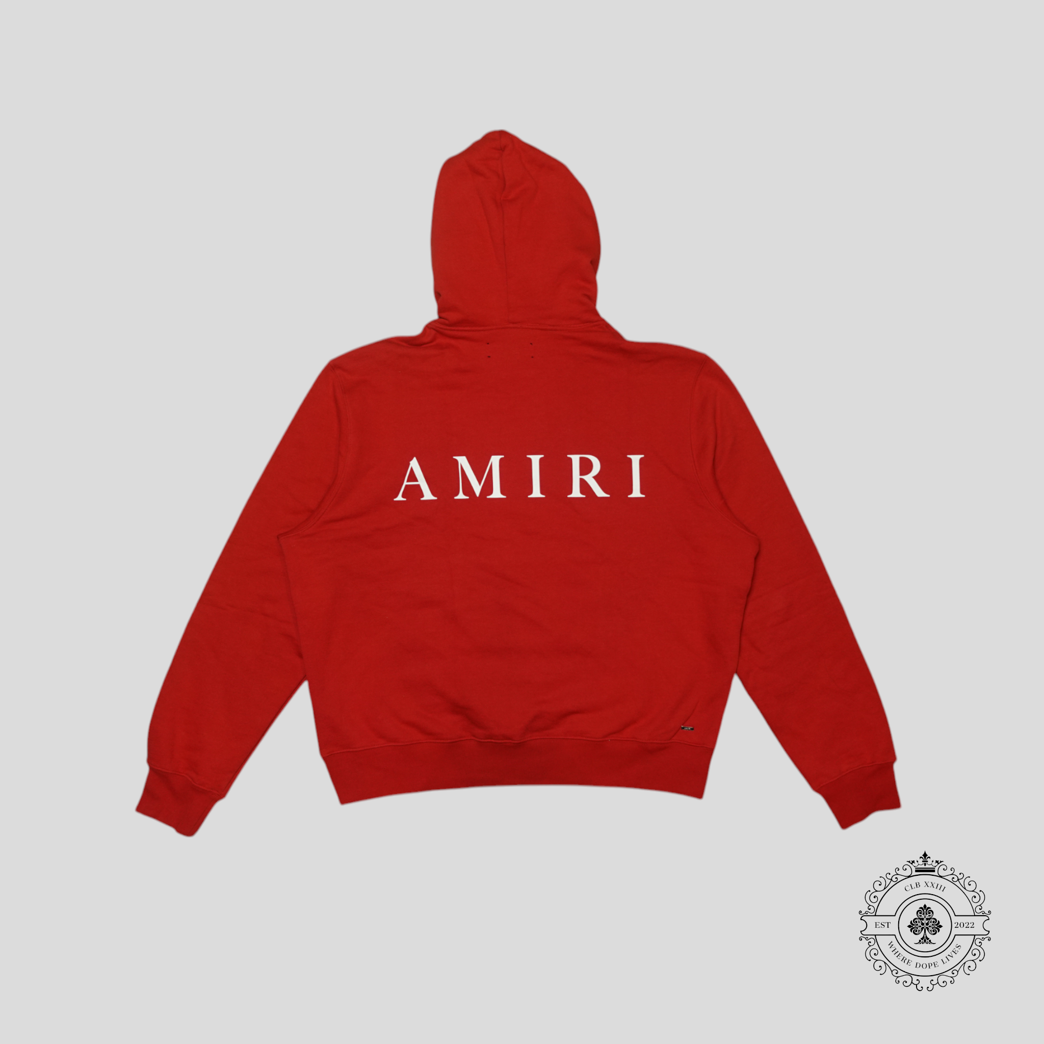 Amiri Ma Logo Hoodie in Red